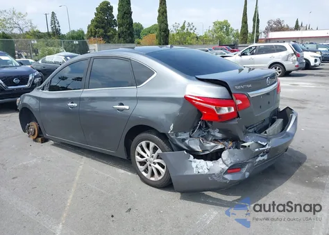 2018 Nissan Sentra Sv z USA, uszkodzony, nr VIN 3N1AB7AP9JL643361